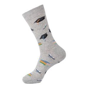 Grey Collage Socks