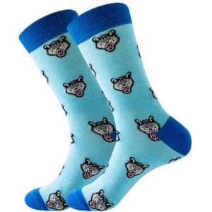 Blue Tiger Socks