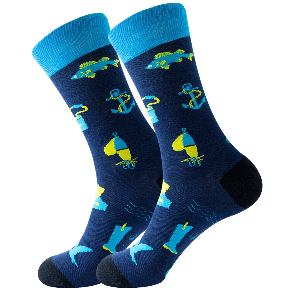 Blue Under the Sea Socks - Sock Infusions