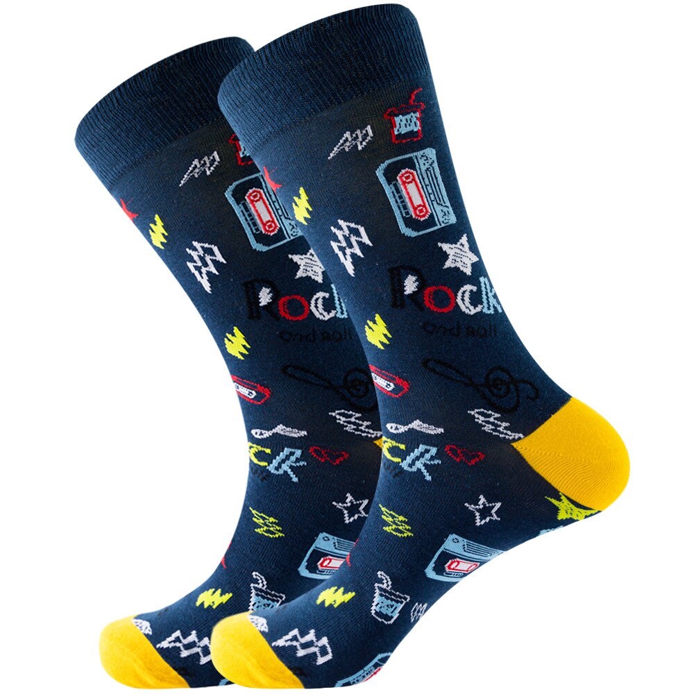 Blue Old School Cassette Socks | Sock Infusions