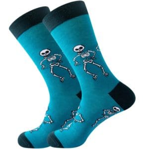 Blue Skeleton Socks