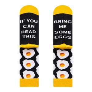 If you can read this... bring me some Eggs Socks