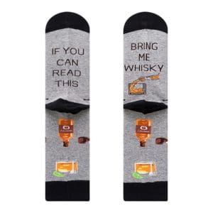 If you can read this, bring me Whisky Grey Socks