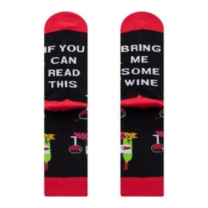 If you can read this, Bring me some Wine Socks