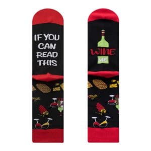 If you can read this Wine Socks