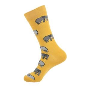 Yellow Elephant Socks