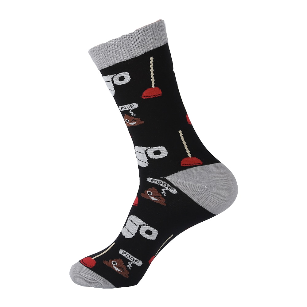 Black Poo Blunger Socks - Sock Infusions