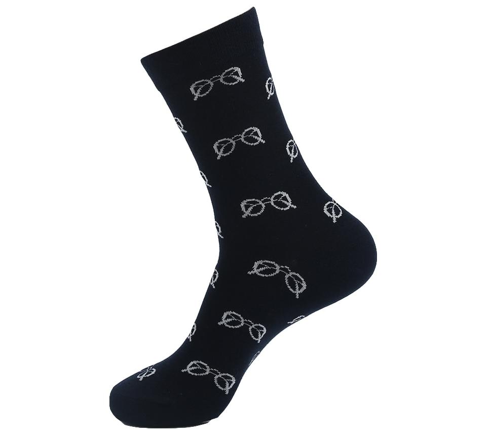 Black Glasses Socks Sock Infusions