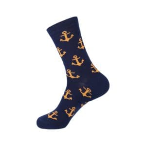 Yellow Anchor Socks