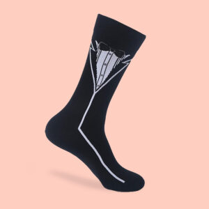 Black Suite & Tie Socks