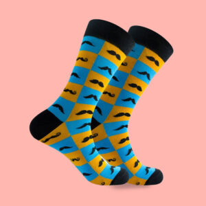 Mustache Mania Socks