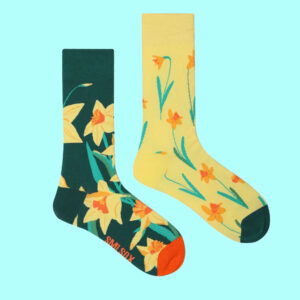 Bright Bloom Daffodil Odd Socks