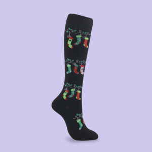 Christmas Stocking Compression Socks | Festive Knee-High Support