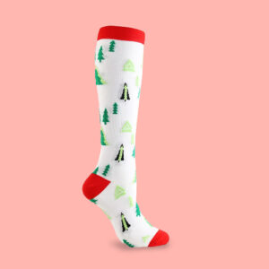 Christmas Tree Compression Knee-High Socks