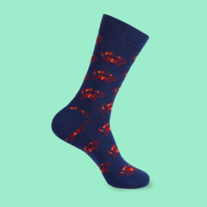 Crab Pattern Socks - Bold Marine Style for Ocean Lovers