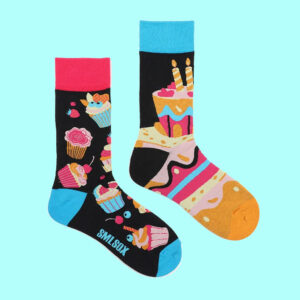 Cupcakes and Cake Odd Socks for Sweet Celebrations