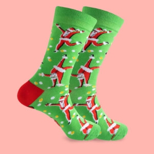 Dancing Santa Christmas Socks | Fun & Festive Holiday Cheer