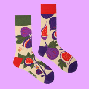 Fig-tastic Odd Socks for Fruit Lovers