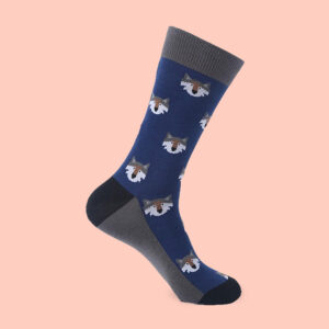 Fox Face Socks – Adorable, Quirky Fox Print Footwear