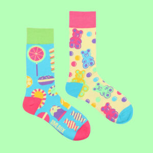 Gummy Bears and Candy Odd Socks for Sweet Fun