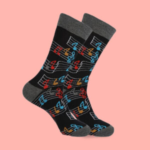 Melody Madness Socks – Tune Into Style with Every Step!