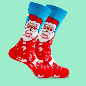 Merry Christmas Santa Socks | Festive Holiday Fun