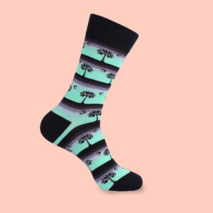 Tropical Vibes Palm Tree Socks – Feel the Breeze!