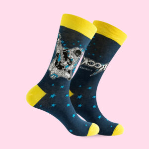 Rocking Space Socks – Astronaut Guitar Socks