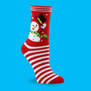 Smiling Snowman Christmas Socks