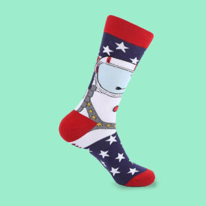 Space Astronaut Socks – Bold Starry Style for Galactic Adventures