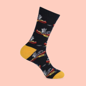 Squirrel Kayak Socks - Paddle into Quirky Fun!