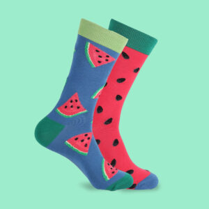 Fresh & Juicy Watermelon Odd Socks – Summer Fun for Your Feet!