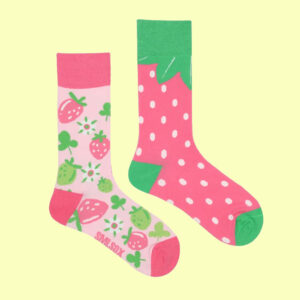 Sweet Strawberry Odd Socks | Fruity Fun Vibes
